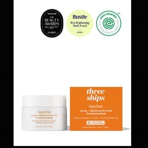 Three Ships - Superfruit Lactic + Multifruit 8% AHA Exfoliating Mask